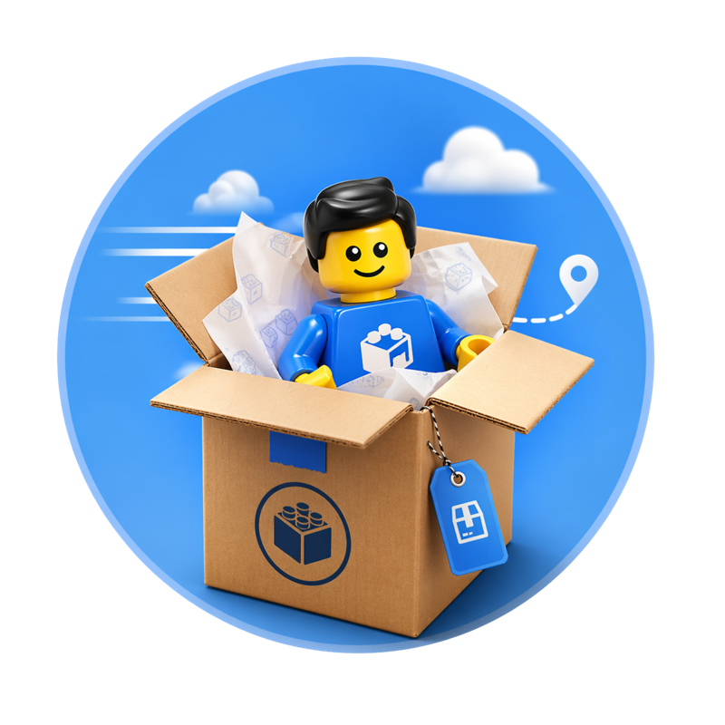 Fast shipping illustration